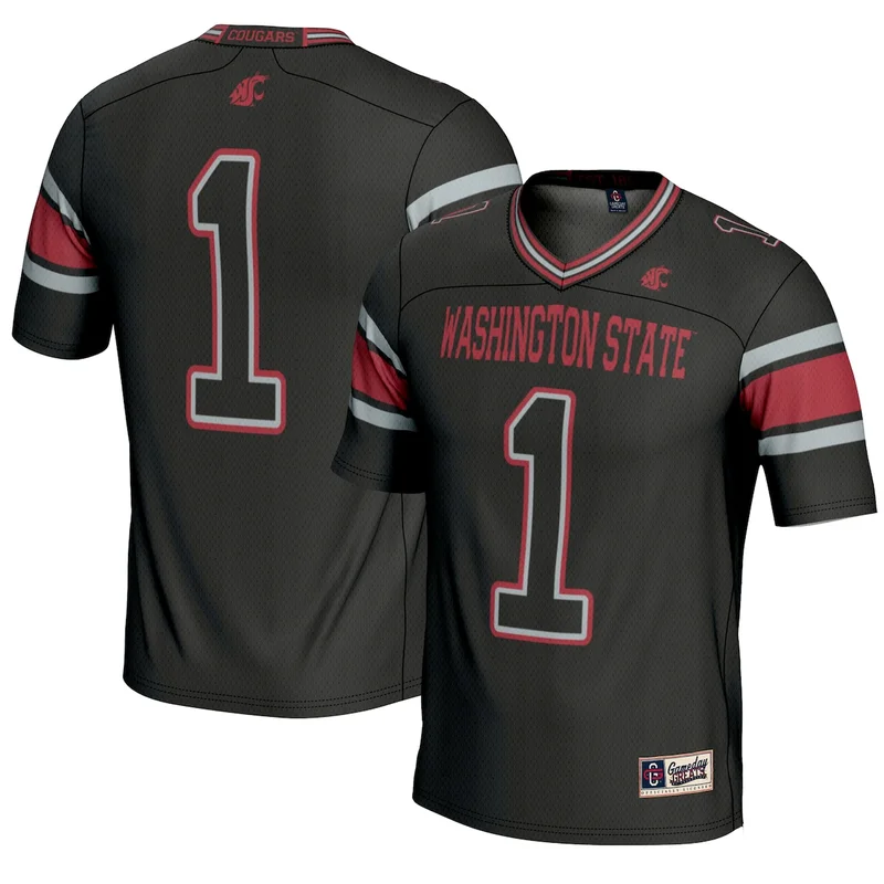 #1 Crimson Washington State Cougars Football Jersey GameDay Greats - Image 4