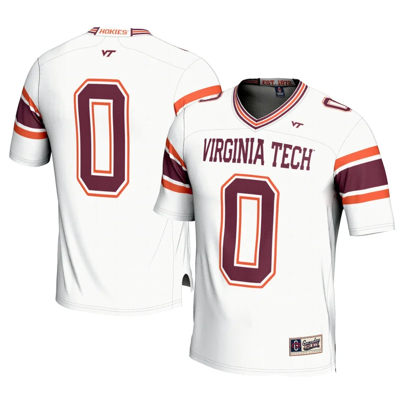 #0 Black Virginia Tech Hokies Football Jersey GameDay Greats - Image 4