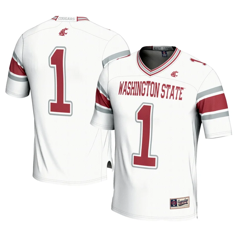 #1 Crimson Washington State Cougars Football Jersey GameDay Greats - Image 5
