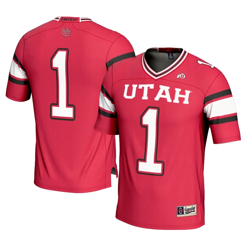 #1 Red Utah Utes Football Jersey GameDay Greats 
