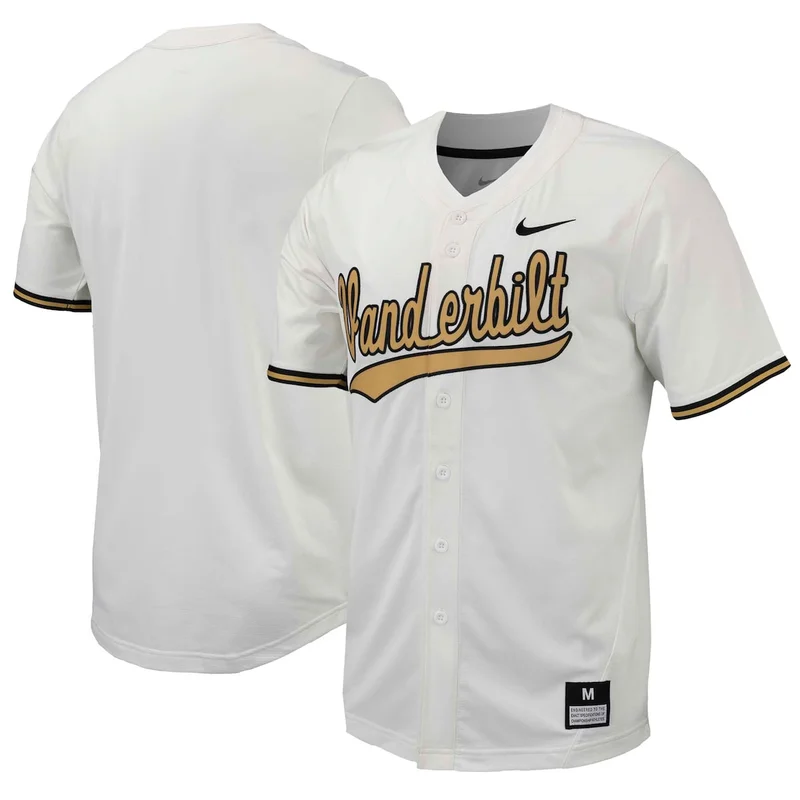 #1 White Vanderbilt Commodores Lightweight Baseball Jersey GameDay Greats - Image 4