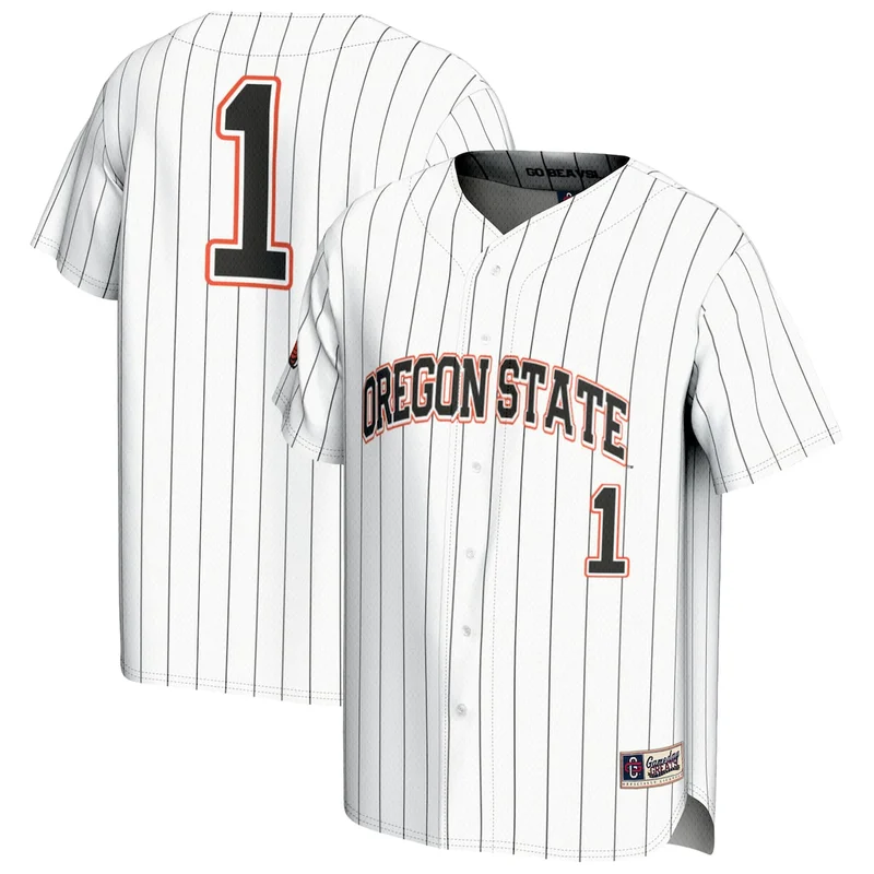 Orange Oregon State Beavers Collegiate Baseball Jersey GameDay Greats - Image 5