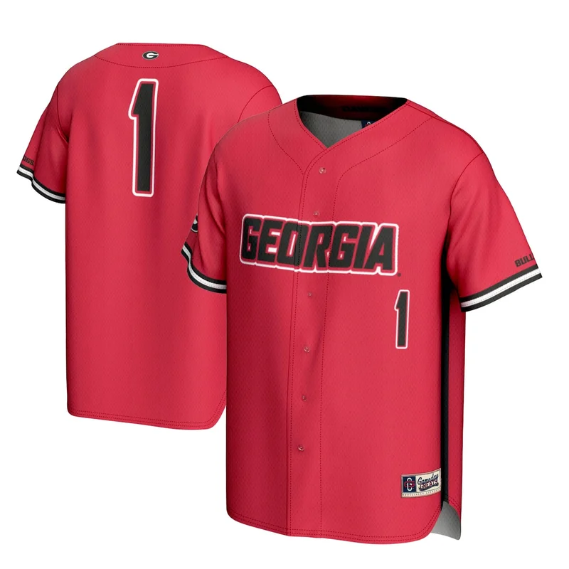 #1 White Georgia Bulldogs Lightweight Baseball Jersey GameDay Greats - Image 4
