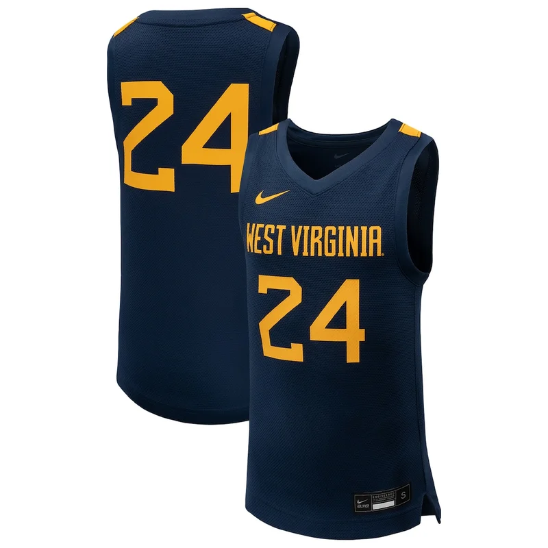 White West Virginia Mountaineers Lightweight Collegiate Basketball Jersey GameDay Greats - Image 5