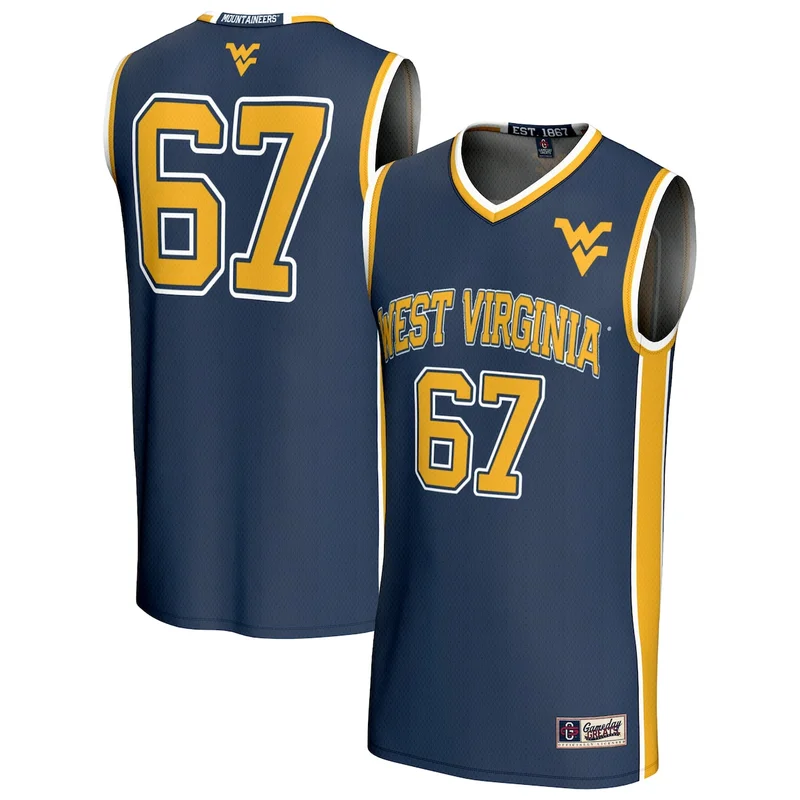 White West Virginia Mountaineers Lightweight Collegiate Basketball Jersey GameDay Greats - Image 4