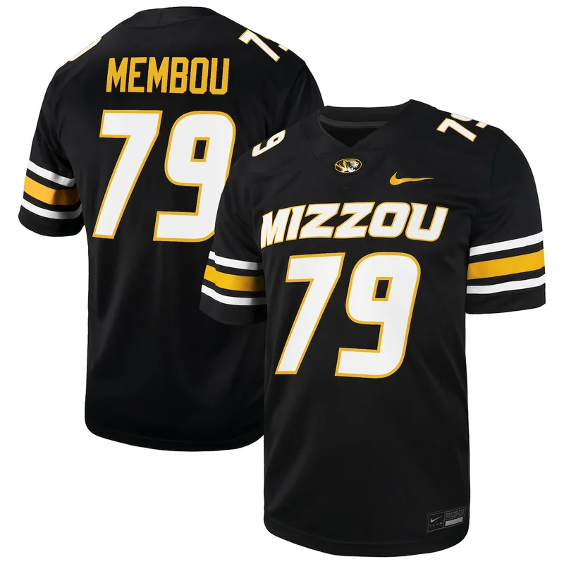 Armand Membou Black Missouri Tigers Football Jersey Alumni Game 