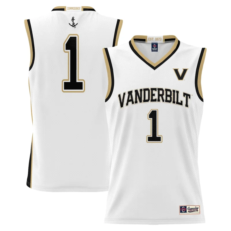 Unisex #1 Gold Vanderbilt Commodores Lightweight Collegiate Basketball Jersey GameDay Greats - Image 3