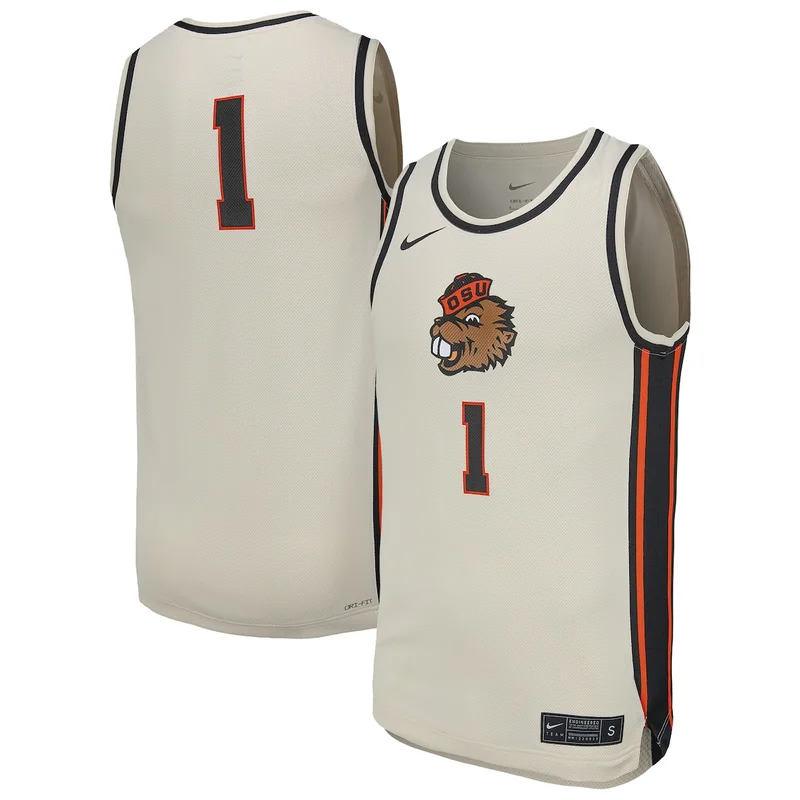 #1 Gray/Black Oregon Ducks Limited Basketball Jersey - Image 4