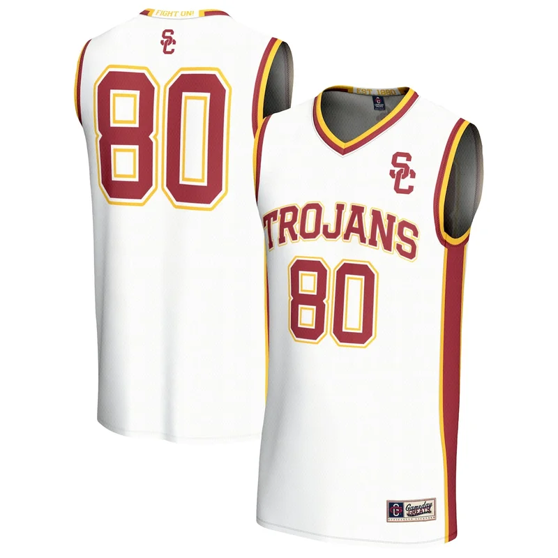#80 Cardinal USC Trojans Lightweight Basketball Jersey GameDay Greats - Image 5