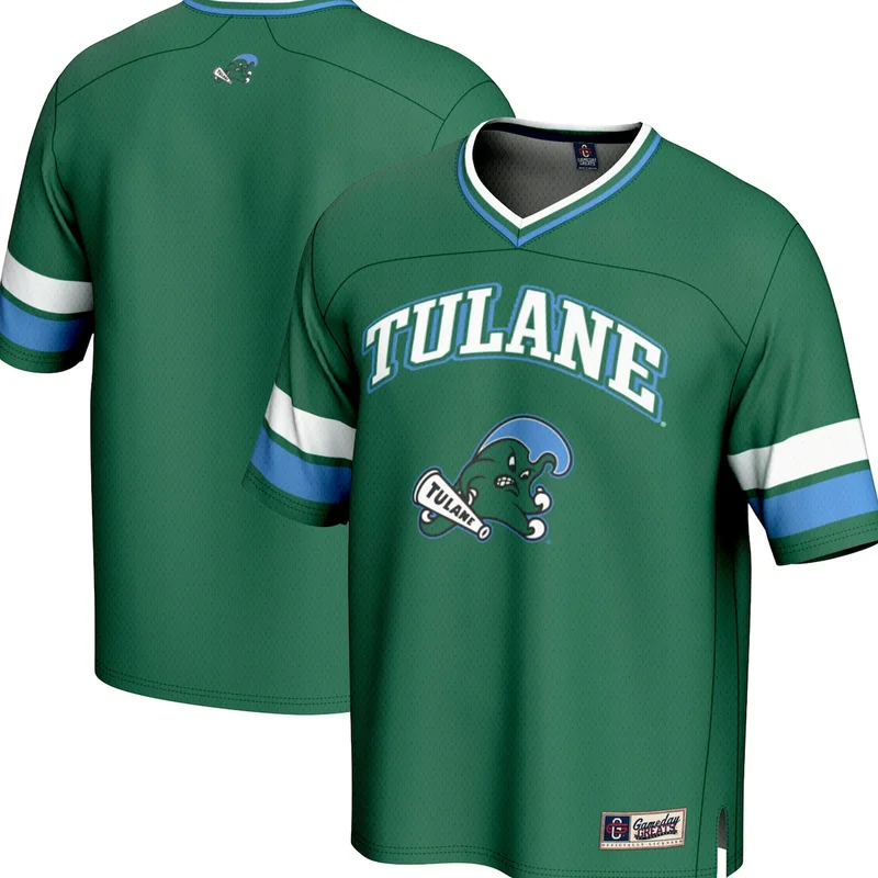 #1 White Tulane Green Wave Football Jersey GameDay Greats - Image 5