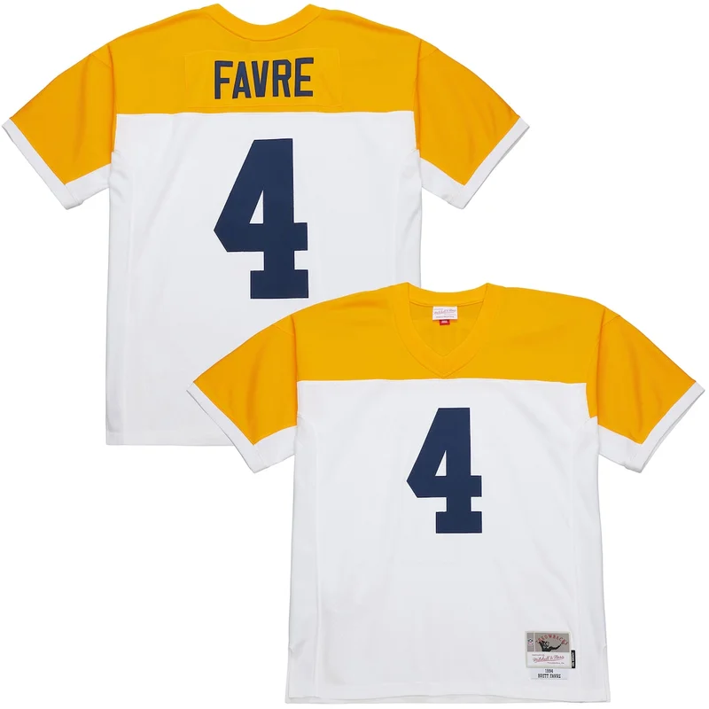 Green Bay Packers Brett Favre Green 1996 Retired Player Legacy Jersey - Image 5