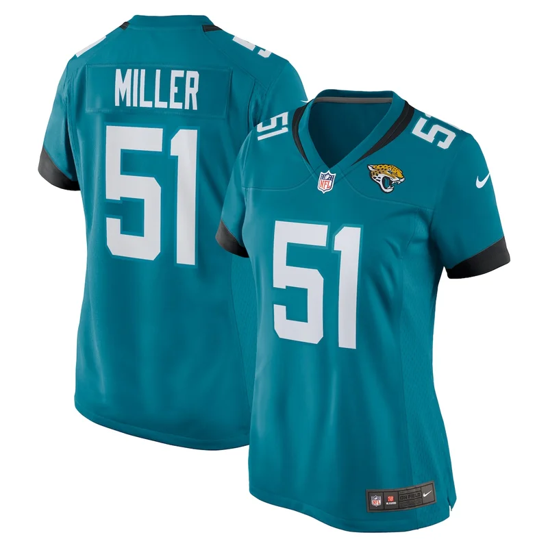 Jacksonville Jaguars Tyson Campbell Teal Game Jersey - Image 3