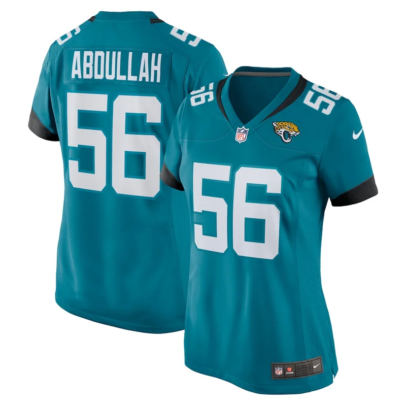 Jacksonville Jaguars Yasir Abdullah Teal Team Game Jersey - Image 2