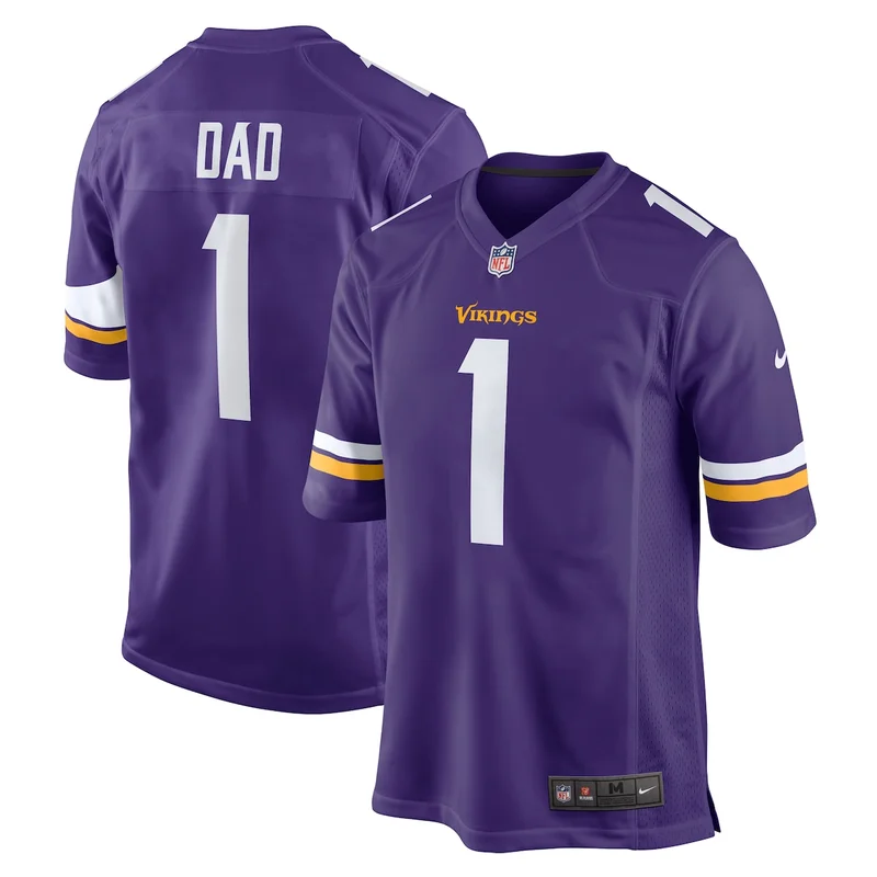 Minnesota Vikings Myles Price Purple Team Game Jersey - Image 3
