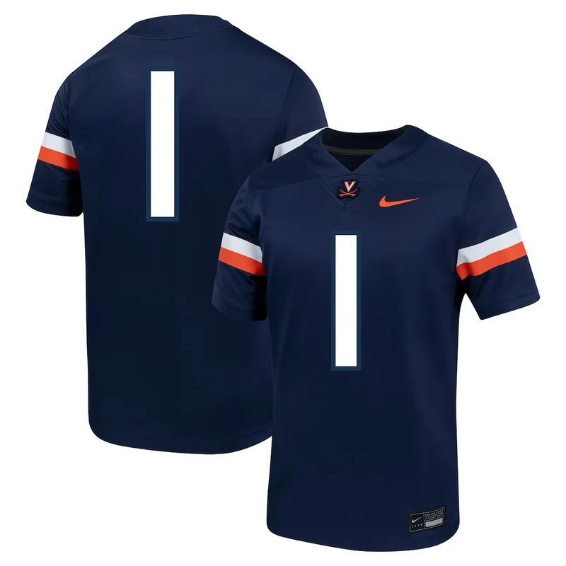 #1 Navy Virginia Cavaliers Untouchable Football Jersey 