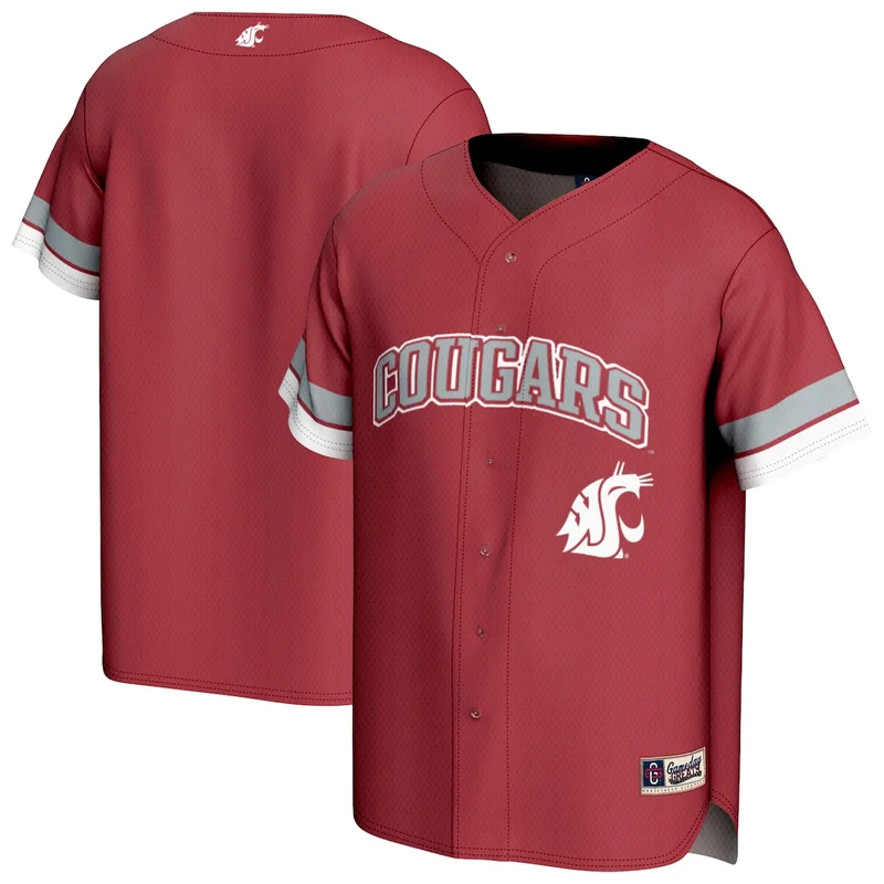 White Washington Huskies Team Baseball Jersey - Image 3