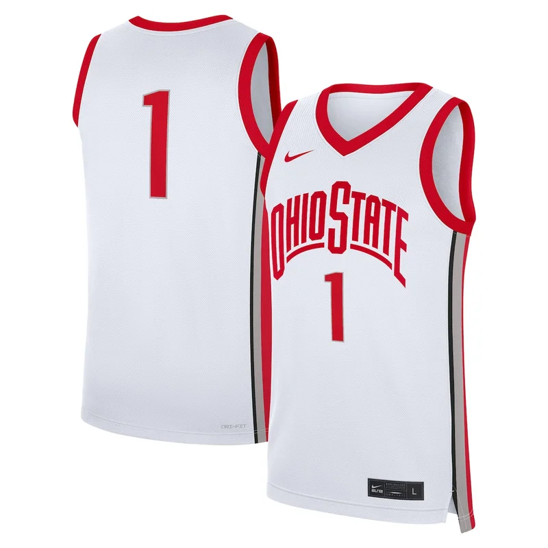Scarlet Ohio State Buckeyes Spirit Basketball Jersey GameDay Greats - Image 4
