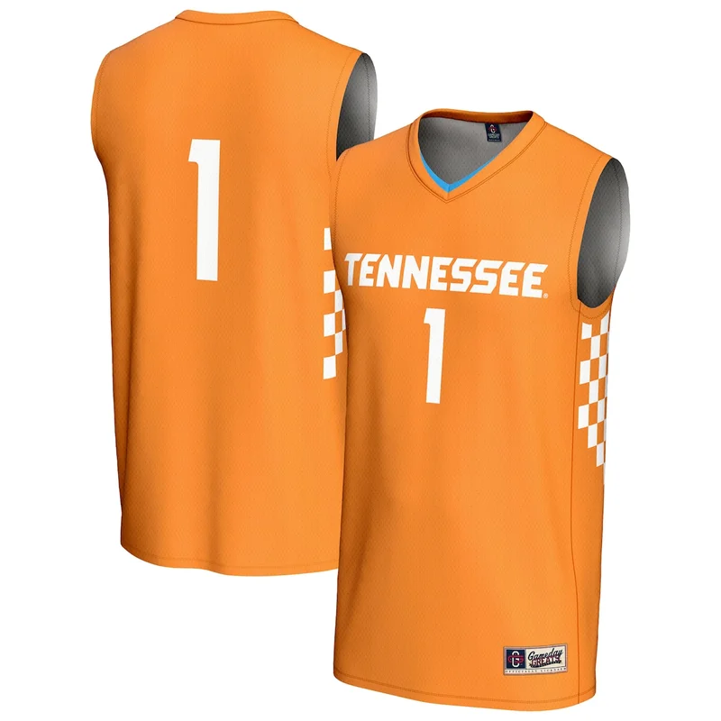 #1 Tennessee Orange Tennessee Volunteers Lightweight Basketball Jersey GameDay Greats 