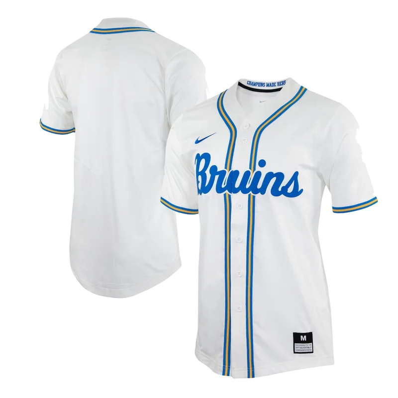 White UCLA Bruins Baseball Jersey 