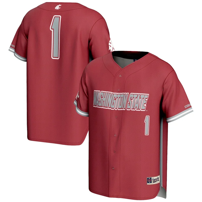 White Washington Huskies Team Baseball Jersey - Image 5