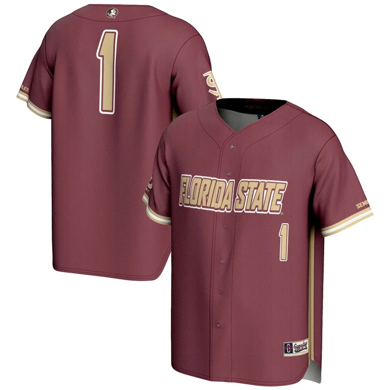 #1 White Florida State Seminoles Lightweight Baseball Jersey GameDay Greats - Image 3