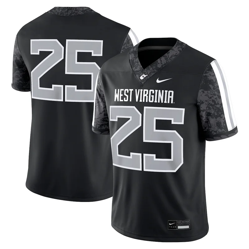 Gold West Virginia Mountaineers Football Jersey Alternate Game - Image 3
