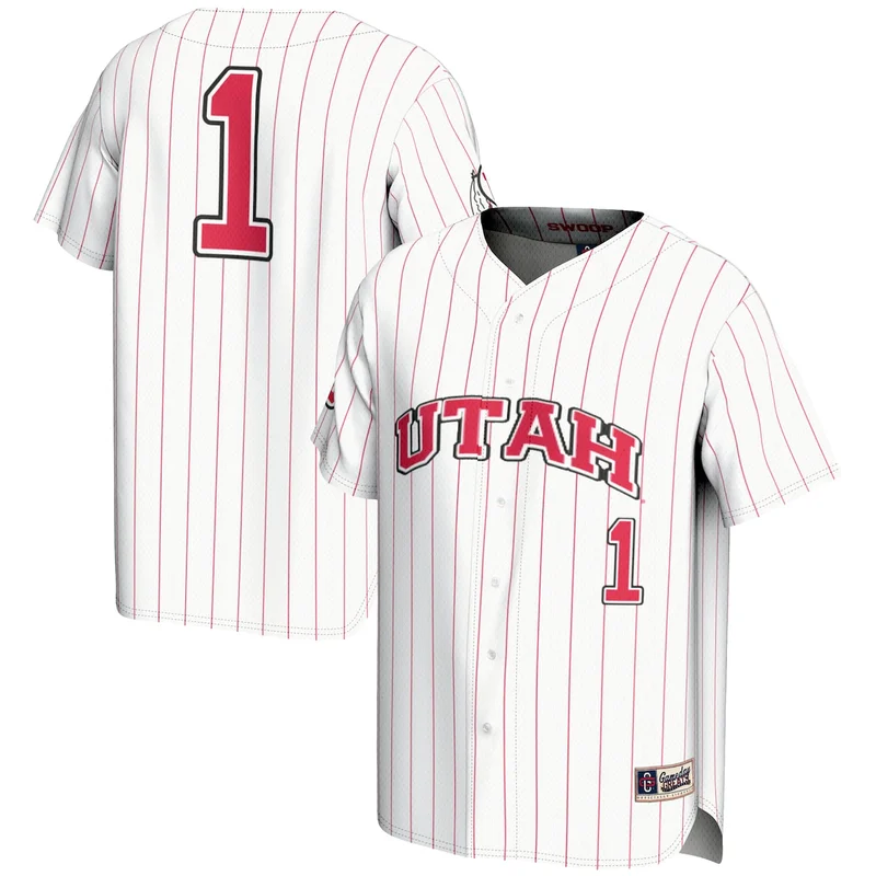 #1 White Utah Utes Lightweight Baseball Jersey GameDay Greats 
