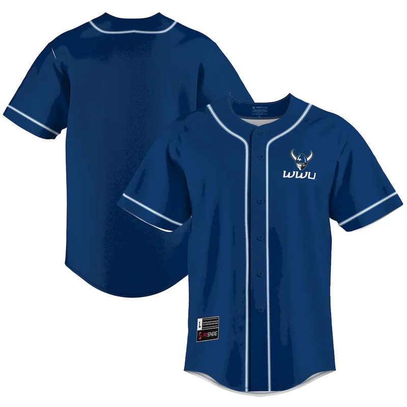 Crimson Washington State Cougars Vapor Elite Two-Button Baseball Jersey - Image 2