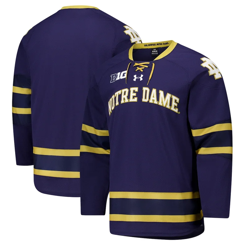 Under Armour Navy Notre Dame Fighting Irish Hockey Jersey 