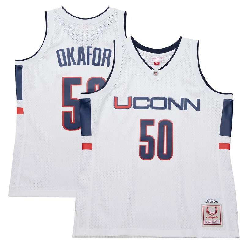 Richard Hamilton White UConn Huskies 1998/99 Jersey Basketball - Image 2