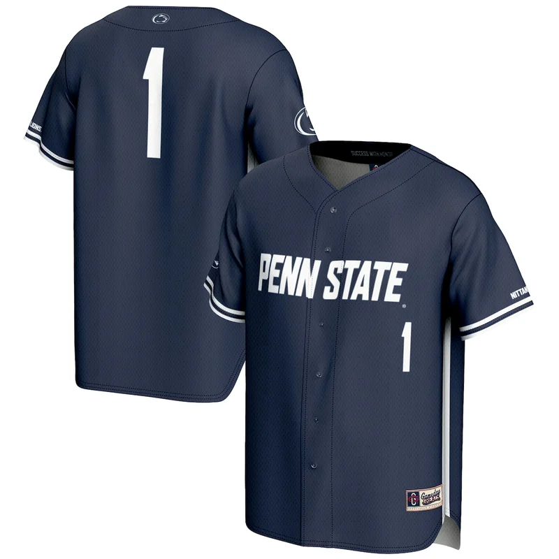Black Oregon State Beavers Full-Button Baseball Jersey - Image 4