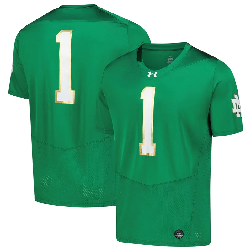 #1 White Notre Dame Fighting Irish Football Jersey GameDay Greats - Image 4