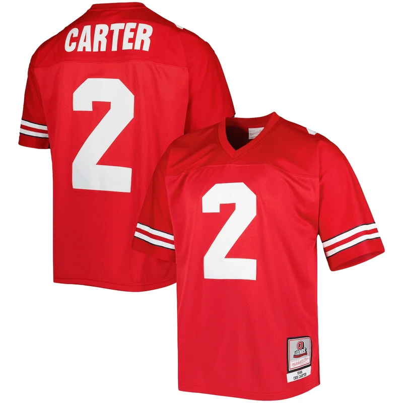 #1 Gray Ohio State Buckeyes Camo Football Jersey GameDay Greats - Image 3