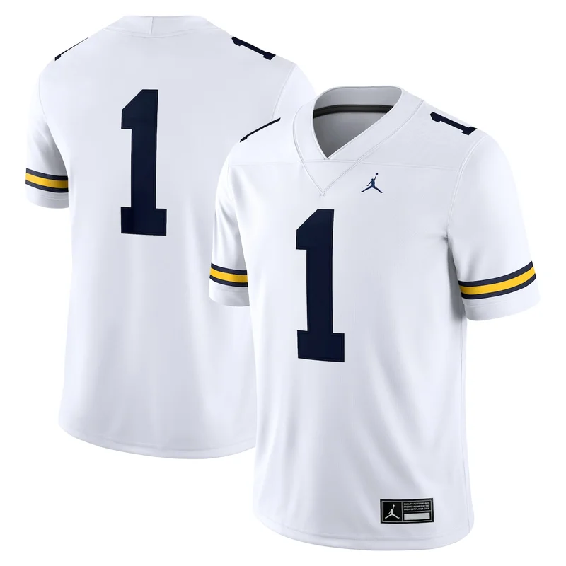 #1 Black Michigan Wolverines Football Jersey GameDay Greats - Image 5
