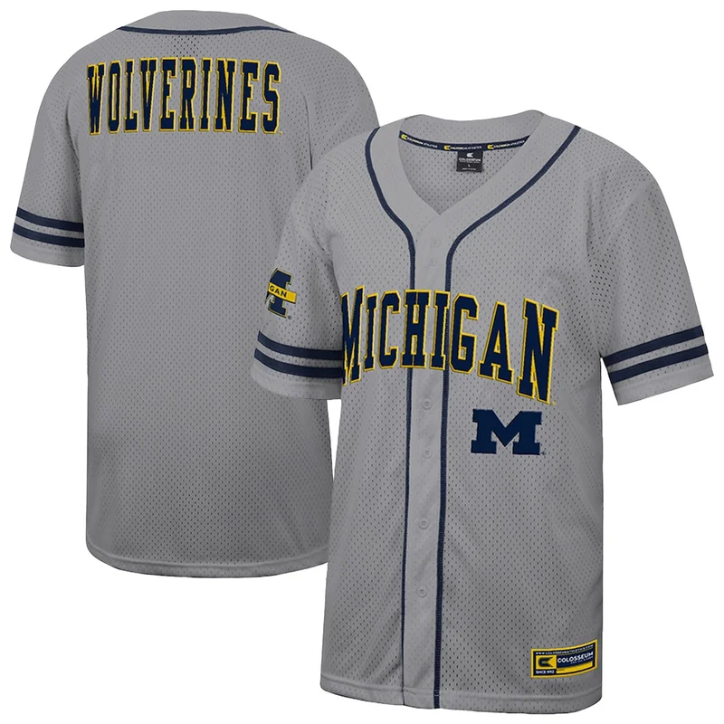 #1 White Michigan Wolverines Lightweight Baseball Jersey GameDay Greats - Image 4