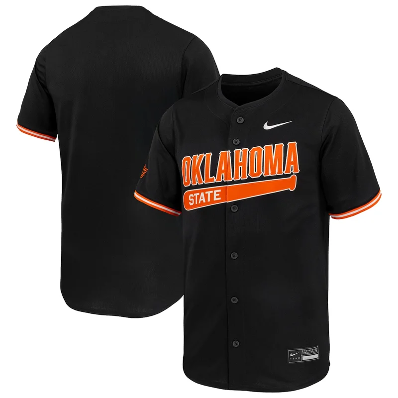 #1 Orange Oklahoma State Cowboys Lightweight Baseball Jersey GameDay Greats - Image 5