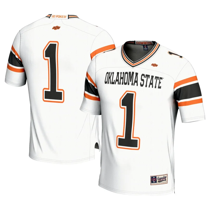 #1 Orange Oklahoma State Cowboys Football Jersey GameDay Greats - Image 3