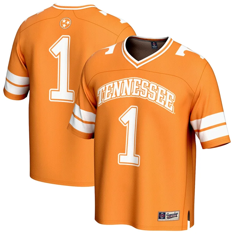 #25 Anthracite Tennessee Volunteers Game Football Jersey - Image 5