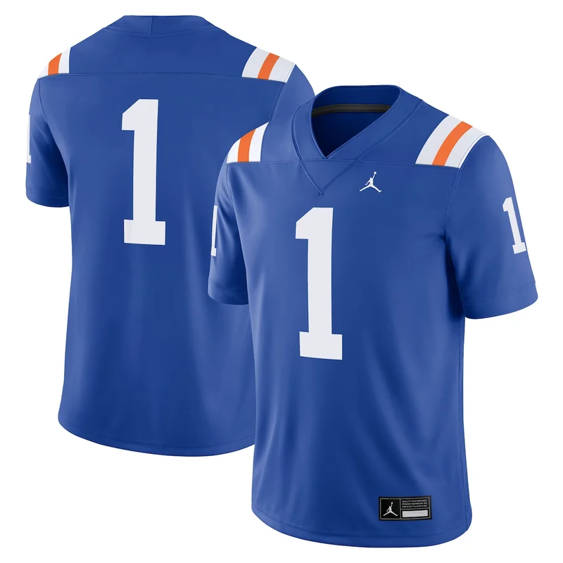 Jordan Brand #1 Black Florida Gators Untouchable Game Football Jersey - Image 2