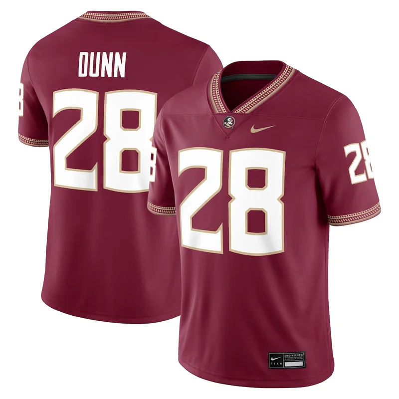 #1 Turquoise Florida State Seminoles Untouchable Game Football Jersey - Image 5