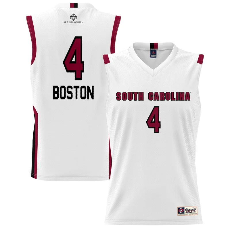 Unisex #1 White South Carolina Gamecocks Lightweight Basketball Jersey GameDay Greats - Image 3