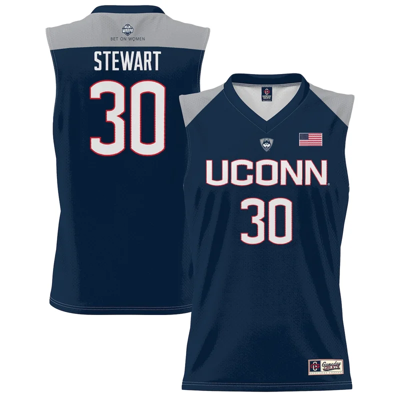 Unisex Dorka Juhasz White UConn Huskies Lightweight Basketball Alumni Jersey GameDay Greats - Image 2