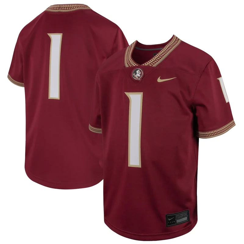 Garb #1 Black Florida State Seminoles Football Jersey - Image 2