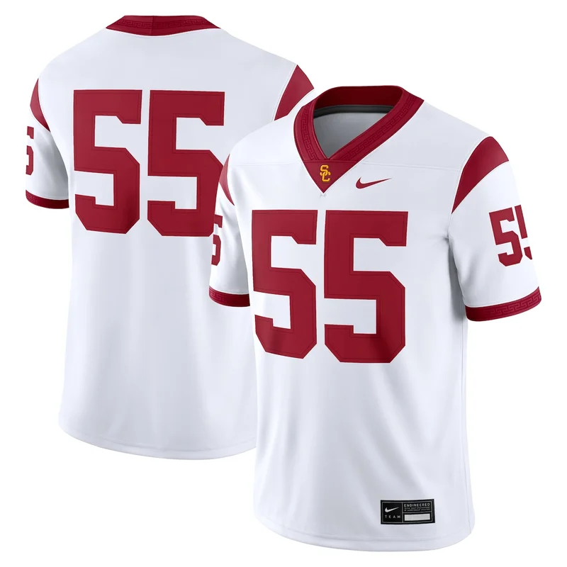 #1 Cardinal USC Trojans Home Untouchable Football Jersey - Image 3