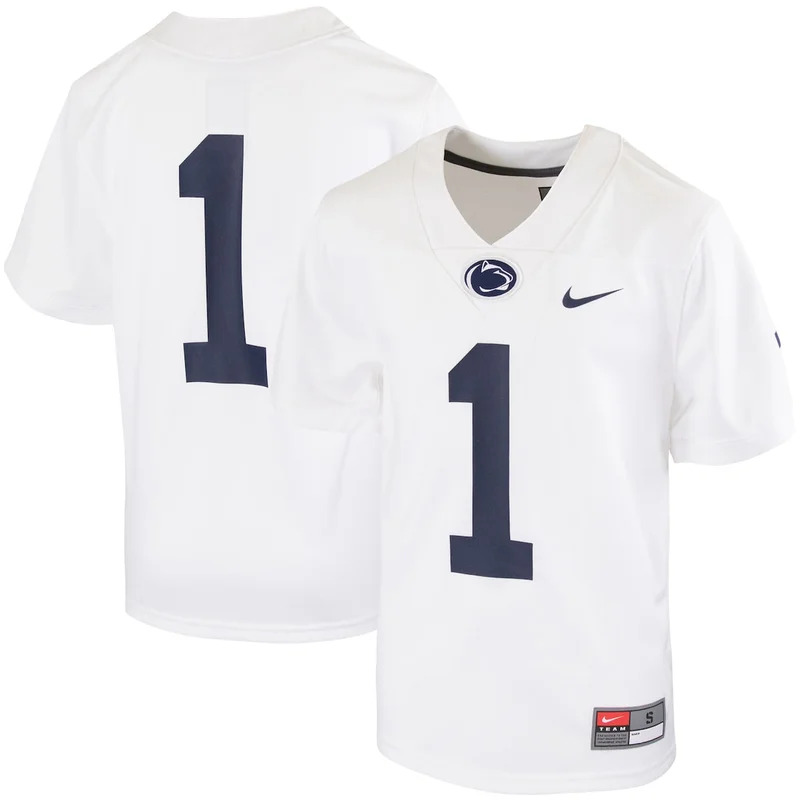 #1 White Penn State Nittany Lions Untouchable Football Jersey 