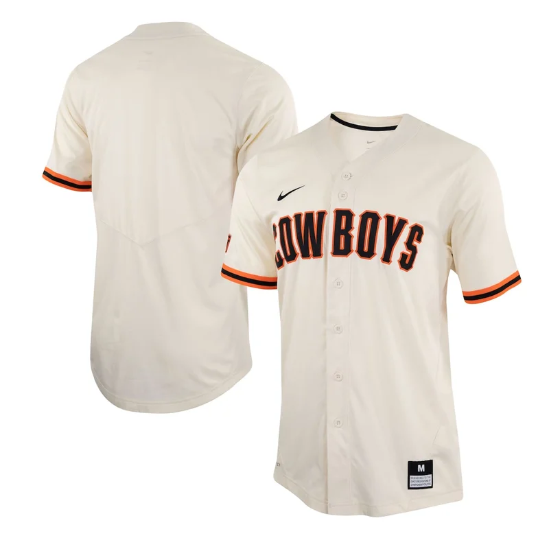 #1 Orange Oklahoma State Cowboys Lightweight Baseball Jersey GameDay Greats - Image 4