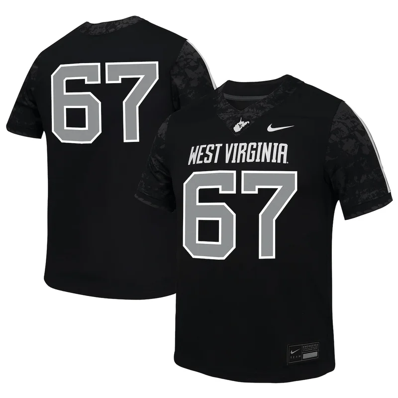 Gold West Virginia Mountaineers Football Jersey Alternate Game - Image 2