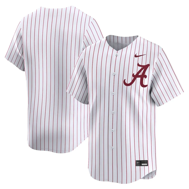 #1 White Alabama Crimson Tide Lightweight Baseball Jersey GameDay Greats - Image 5