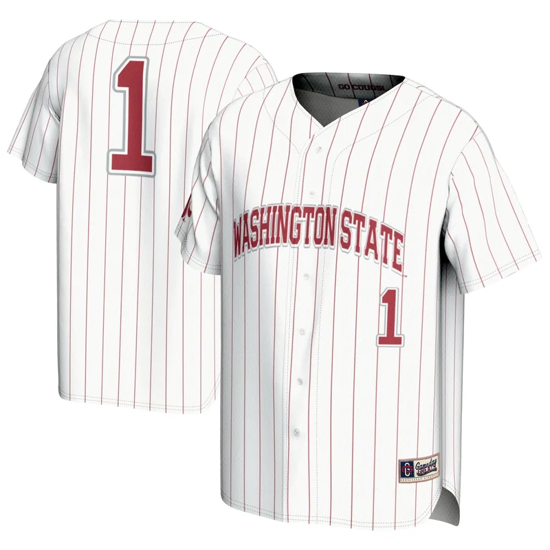 #1 White Washington State Cougars Lightweight Baseball Jersey GameDay Greats 