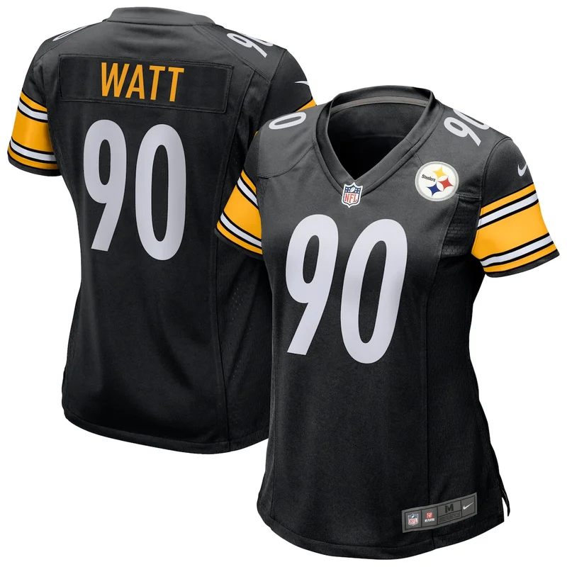 T.J. Watt Black Pittsburgh Steelers Game Jersey